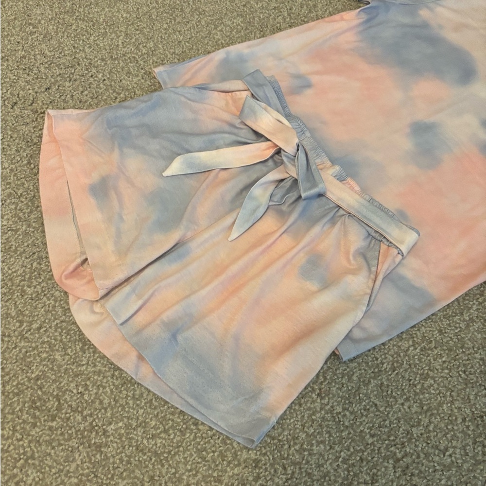 Adorable tye dye two piece set